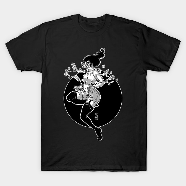 Crystal witch T-Shirt by LabRat